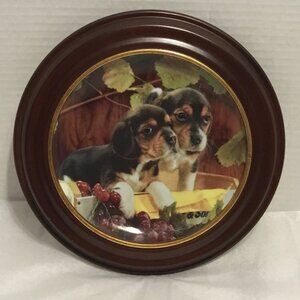 Franklin Mint Vintage Beagles Limited Edition Numbered Collector's Plate